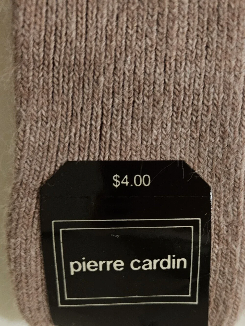 Vintage Pierre Cardin Men's Brown Dress Socks 10-13 Lot Of 2 Made In USA NOS